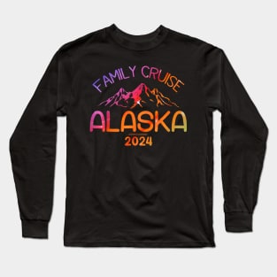 Alaska Cruise 2024 Family Summer Vacation Travel Matching Long Sleeve T-Shirt